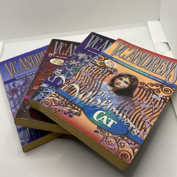 V.C. Andrews 4 Book Bundle The Wildflowers Misty Star Jade Cat Novels 1990s - Picture 11 of 11